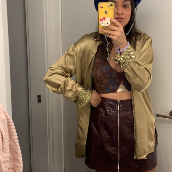 Vintage Gold Blouse - Picture 2 of 3